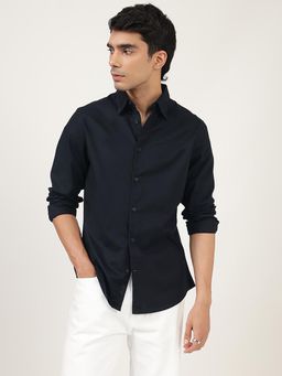 Andamen - Casual Mens Black Regular Fit Shirt