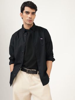 Andamen - Casual Mens Black Slim Shirt