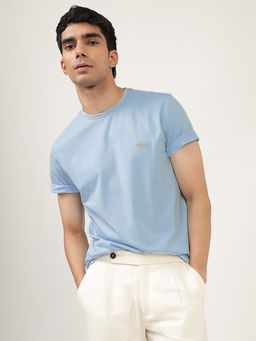 Andamen - Regular Fit Solid Mens Casual Round Neck T-Shirt