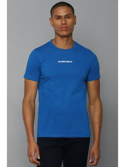 Allen Solly - Mens Graphic Blue T-shirt