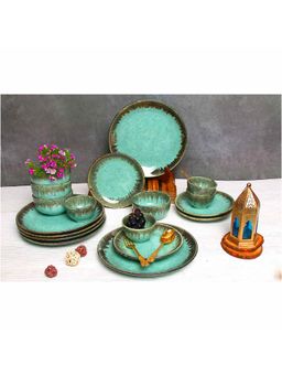 Amalfiee Ceramics - Exclusive Peppermint Dinner Set 16Pc