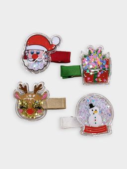 Mi Arcus - Christmas Theme Hair Tic Tac Pins For Girls