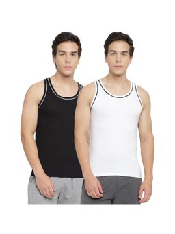 La Intimo - Multicolor Modish Gym Vest (Pack of 2)