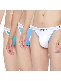 La Intimo - Multicolor Regular Thigh High Brief (Pack of 3)