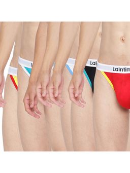 La Intimo - Multicolor Thigh High Brief (Pack of 6)