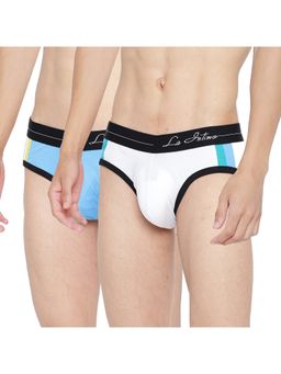 La Intimo - Double Stripe Multi-Color Brief (Pack of 2)