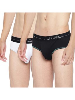 La Intimo - Multi-Color Solid Brief (Pack of 2)