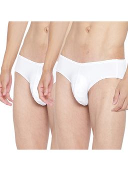 La Intimo - Ultra-Soft White Brief (Pack of 2)