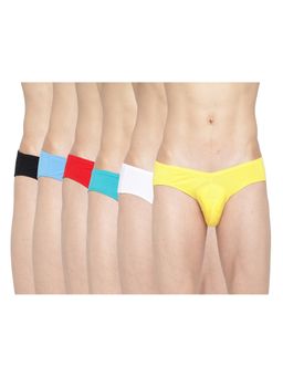 La Intimo - Multicolor Ultra-Soft Classic Brief (Pack of 6)