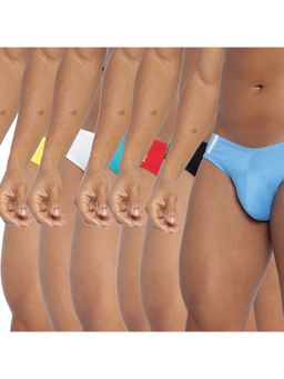 La Intimo - Multicolor Stripes Fashion Brief (Pack of 6)