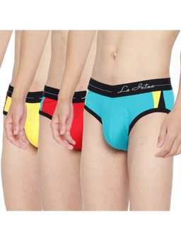 La Intimo - Multicolor Modern Pattern Brief (Pack of 3)