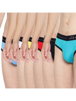 La Intimo - Multicolor Modern Pattern Brief (Pack of 6)
