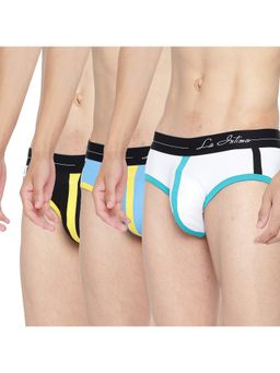 La Intimo - Multicolor Retro Style Brief (Pack of 3)