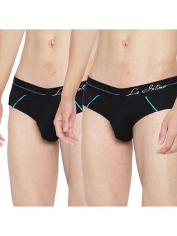 La Intimo - Black Power Brief (Pack of 2)