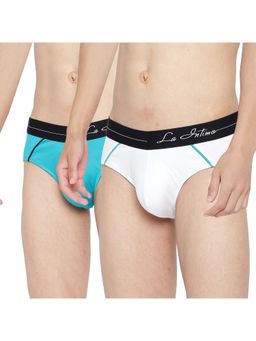 La Intimo - Multicolor Pull On Solid Power Brief (Pack of 2)