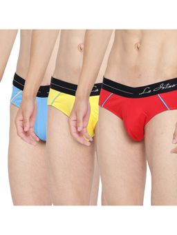 La Intimo - Multicolor Power Brief (Pack of 3)