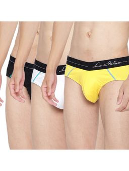 La Intimo - Multi-Color Power Brief (Pack of 3)