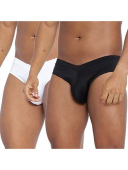 La Intimo - Multicolor Solid Fanboy Style Brief (Pack of 2)