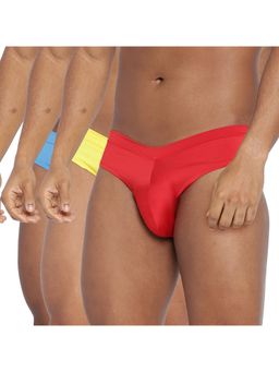 La Intimo - Multicolor Fanboy Style Brief (Pack of 3)