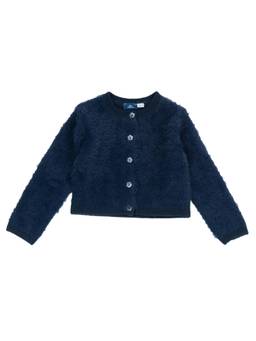 Chicco - Girls Navy Blue Solid Sweater