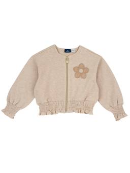 Chicco - Girls Beige Applique Sweater