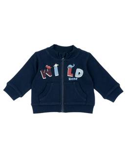 Chicco - Boys Navy Blue Printed Sweatshirt
