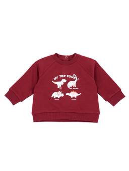 Chicco - Boys Maroon Printed Sweatshirt
