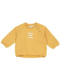 Chicco - Boys Yellow Printed Sweatshirt