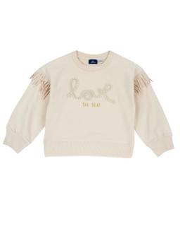 Chicco - Girls Cream Embroidered Sweatshirt