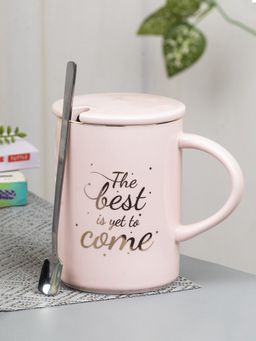 Voncasa - Coffee Mug with Lid (450 Ml)