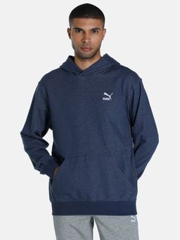 Puma - Classics Denim Men Blue Hoodie
