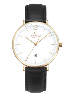 Obaku - White Round Dial Analog Watch - V181GDGWRB