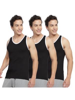 Buy La Intimo Fancy Comfort Black Vest (S) Online