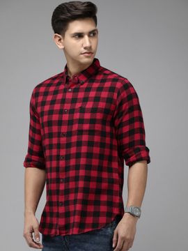 red and black bear shirt