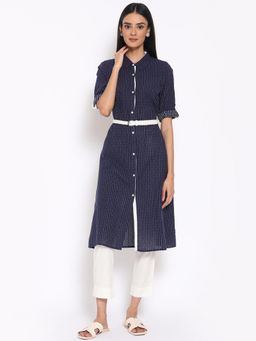 Aurelia - Navy Casual Kurta