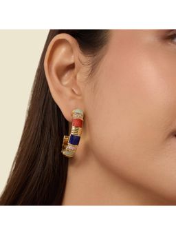 Isharya - Solstice Mukri Colored Hoops