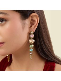 Isharya - Iskra Multi Colored Statement Danglers