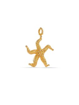 Arvino - Starfish Gold Textured Charm