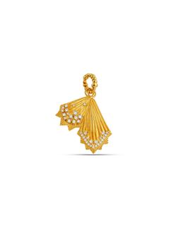 Arvino - Antique Shield Gold Medallion Charm
