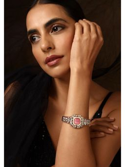 SWABHIMANN - Aavi Pink Polki Bracelet