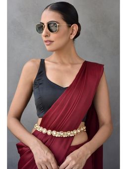 SWABHIMANN - Vrishkha Red Polki Kamarband