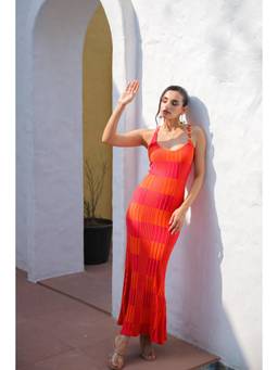 Meko Studio - Debora Magenta Maxi Dress