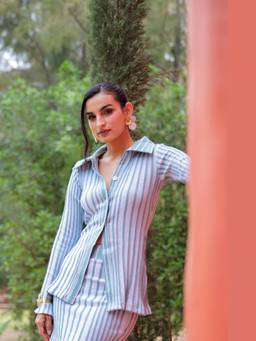 Meko Studio - Blue Denise Top