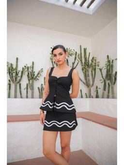 Meko Studio - Black Jessica Top