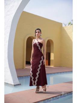 Meko Studio - Santana Brown Dress