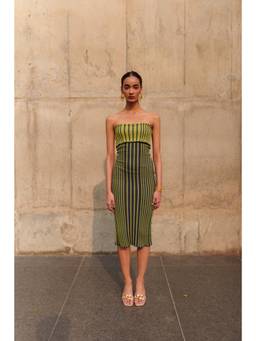 Meko Studio - Sabina Sahher Bamba Green Dress