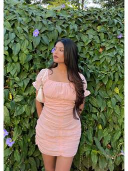 Shubh Shree Studio - Peach Strawberry Shortcake Dress