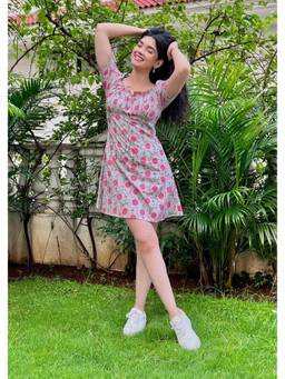 Shubh Shree Studio - Grey Sweet Vibes Dress