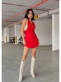 Shubh Shree Studio - Red The 'Moment' Dress