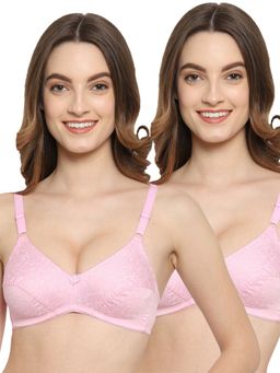 Floret - Non Padded Medium Coverage T-Shirt Bra (Pack of 2)